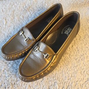 SAS‎ Tripad Comfort Loafers Womens 9M Bronze Metallic Horsebit Slip On 7M